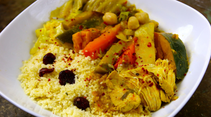Couscous with Chicken & 7 Vegetables and Cacik again & again