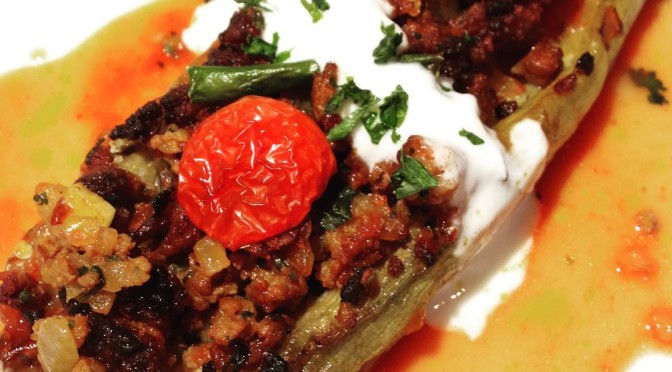 Instagram料理教室 Karnıyarık カルヌヤルク茄子の肉詰め