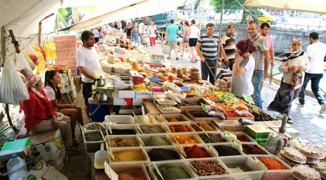 9/15 Kabak 02: fethiye Vegetable & Fish Market