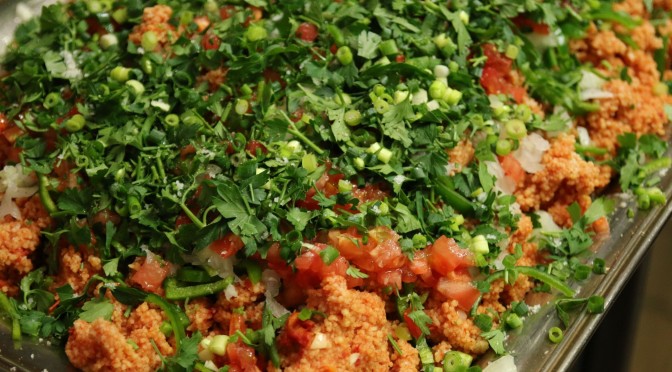 Kisir, Couscous & Vegetable Salad from Turkish Mezze