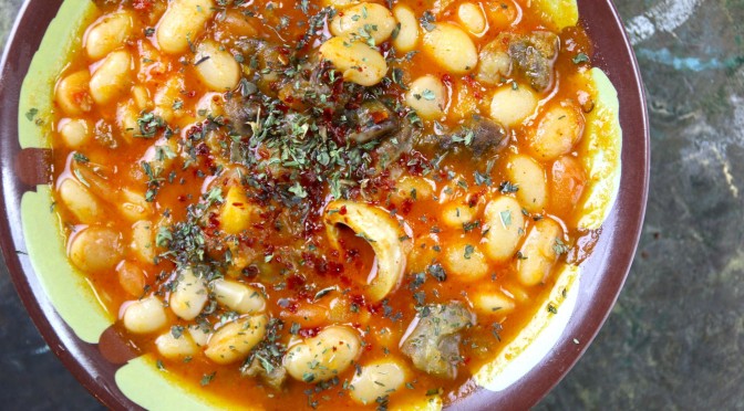 Instagram料理教室 Kuru Fasulye 白いんげん豆の羊肉とトマト煮込み