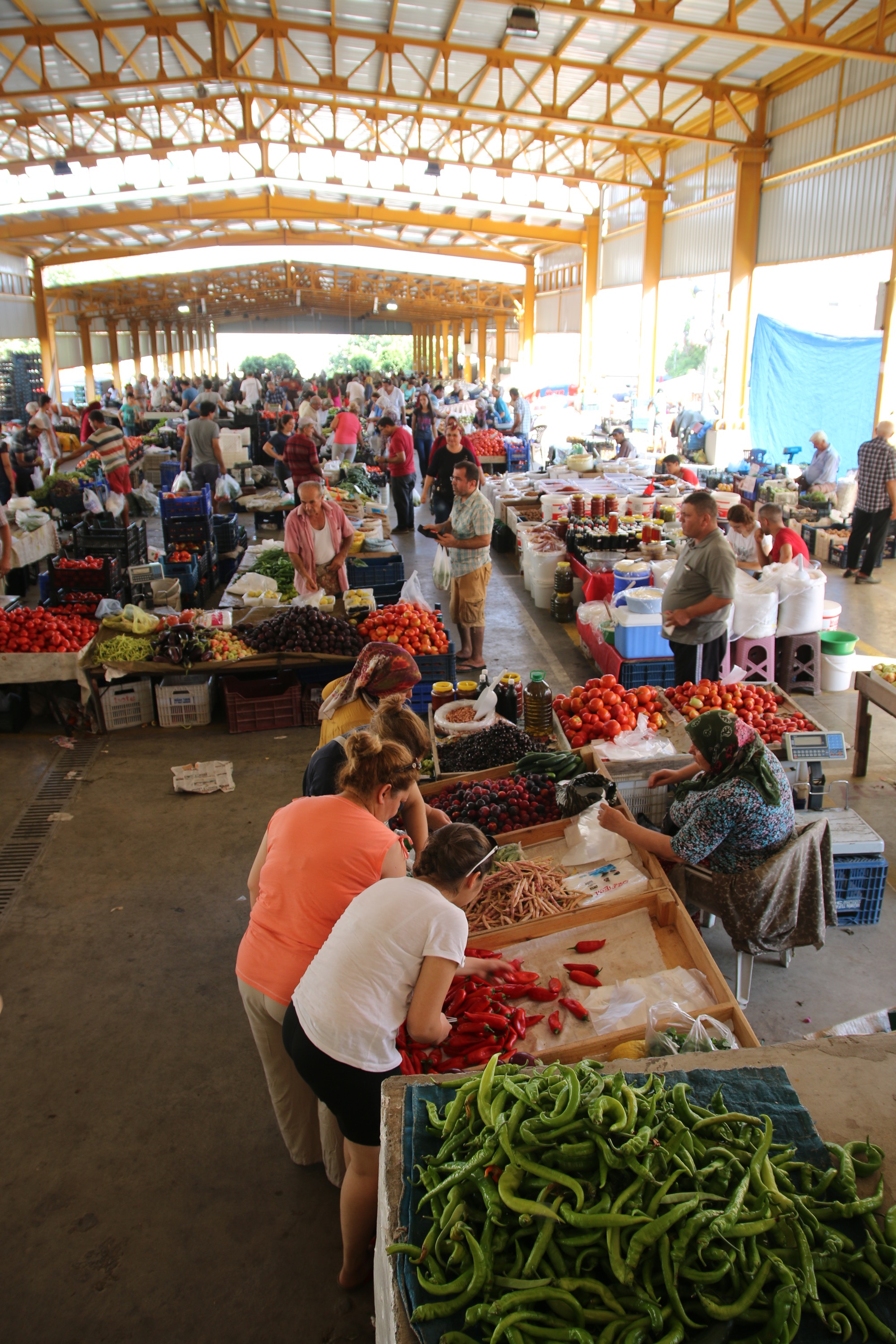 20160730 Anamur 4 Vegetable Market in Downtown