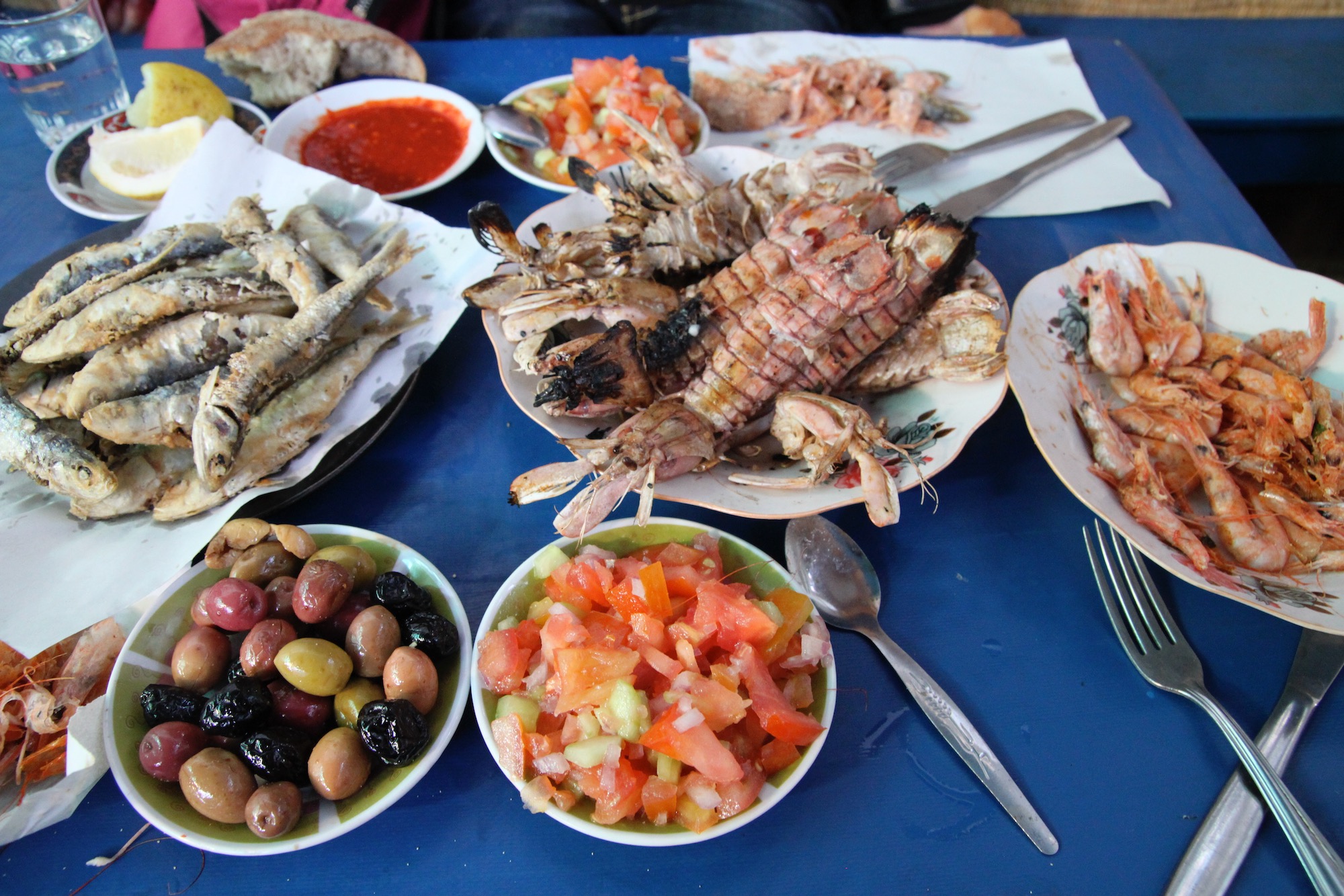 中東の魚介料理：モロッコ編